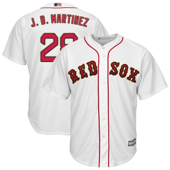 jd martinez jersey red sox